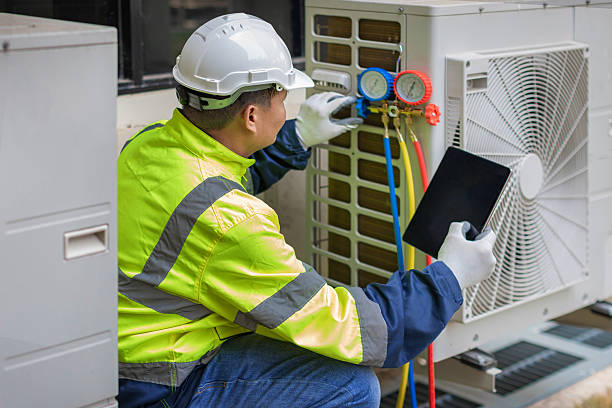 Professional Hvac technician working in La Crosse, IN